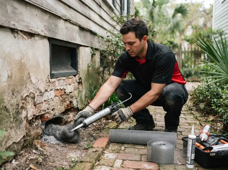 Structural Rodent Exclusion and Burrow Disruption in Charleston, SC